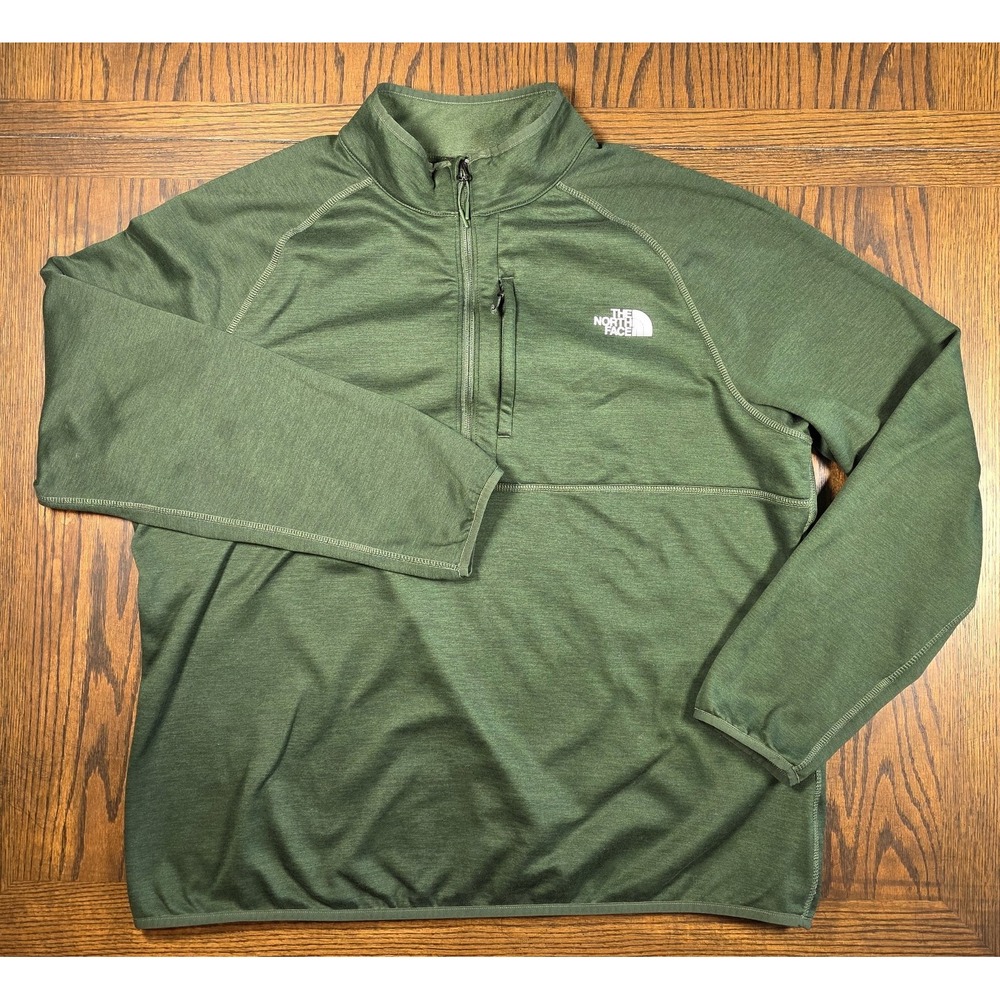 The North Face Men's Canyonlands ¼-Zip Fleece Pullover Pine Needle Green 2XL